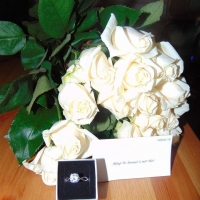 Elegantné i romantické biele ruže